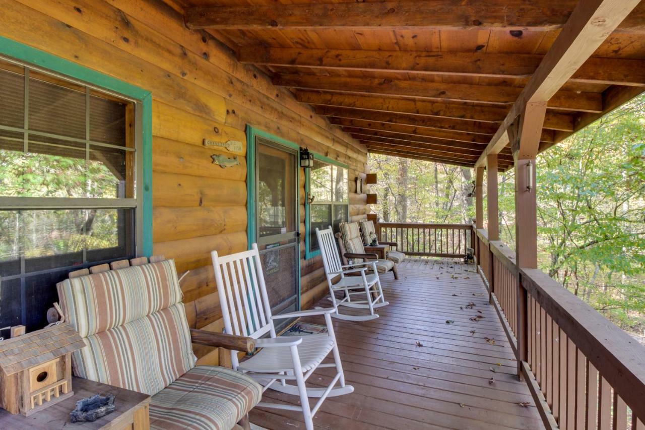 Tree Song Mountain Creek Cabin Ellijay Exteriör bild